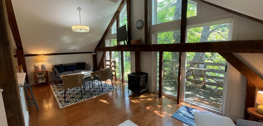14 Brown St, Kennebunk – YEAR ROUND Barn Loft Studio Apartment