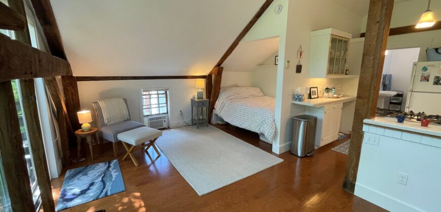 14 Brown St, Kennebunk – YEAR ROUND Barn Loft Studio Apartment